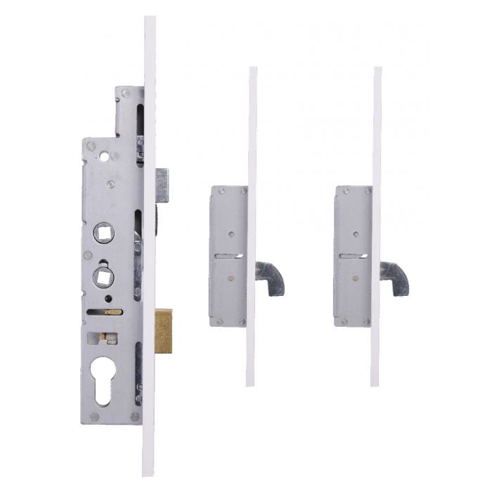 Fullex Crimebeater 2 Hook Multipoint Lock 45mm 44mm White Aluminium