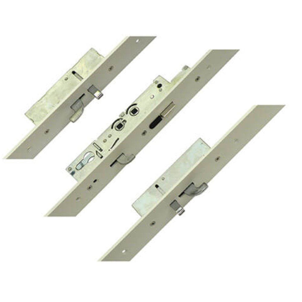 Fullex XL 3 Hook Anti-Lift Multipoint Lock White Faceplate