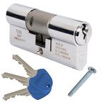 Snap & Fix TS007 3-Star Anti-Snap Euro Cylinder UPVC Door Lock Kitemark Certified