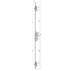 Winkhaus STV-F 2070/45S M2 RH Silver - side view